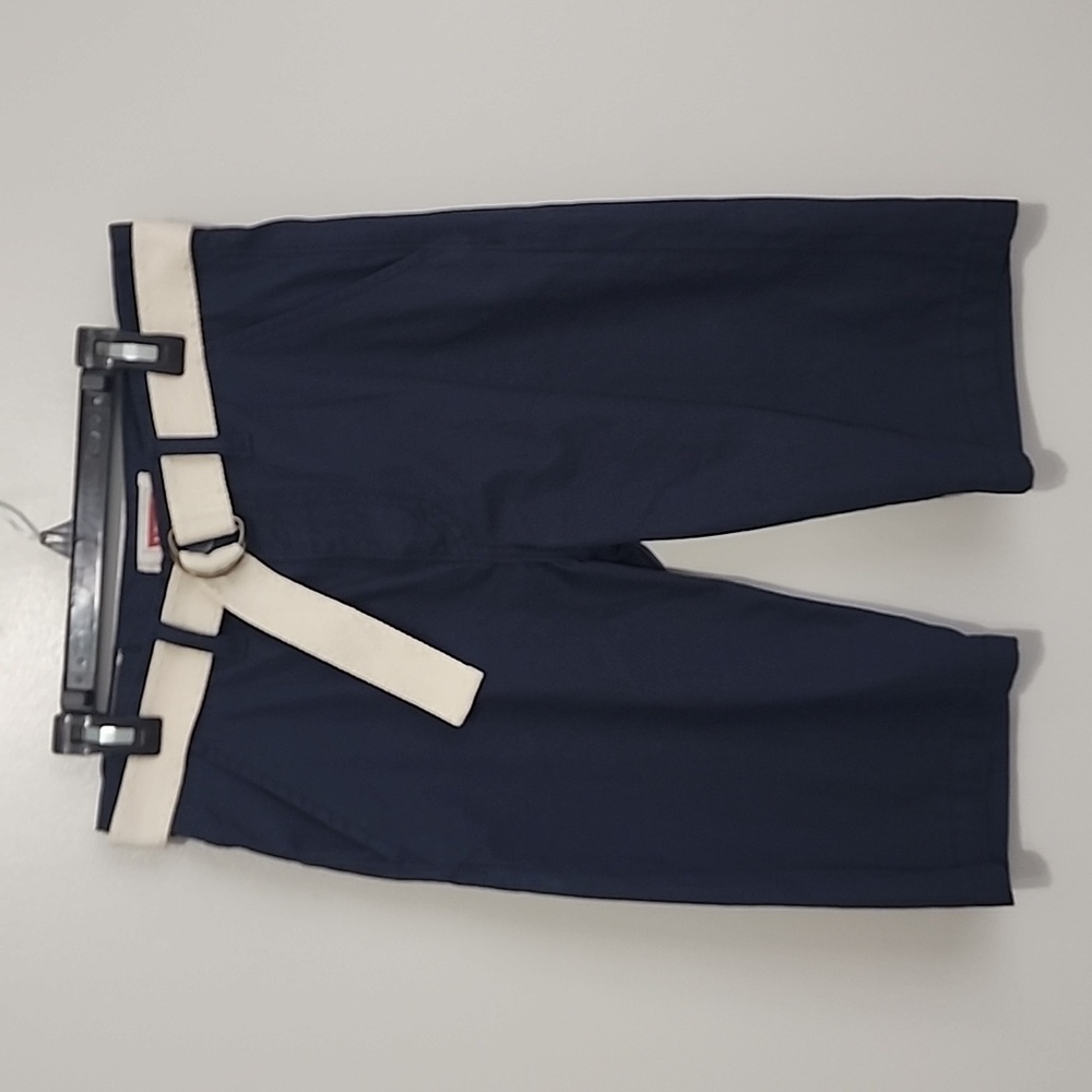Levis Navy Shorts w/ Belt Boys 16 reg.